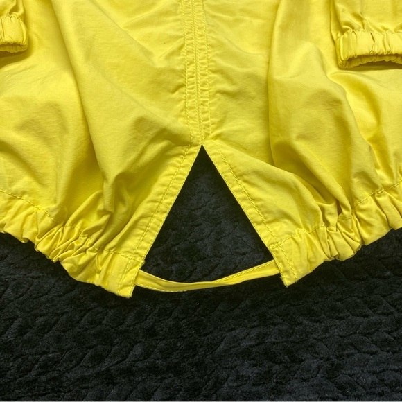 Eileen Fisher Anorak Rain Jacket Women’s SP Yellow Double Zipper Pockets - Picture 6 of 15